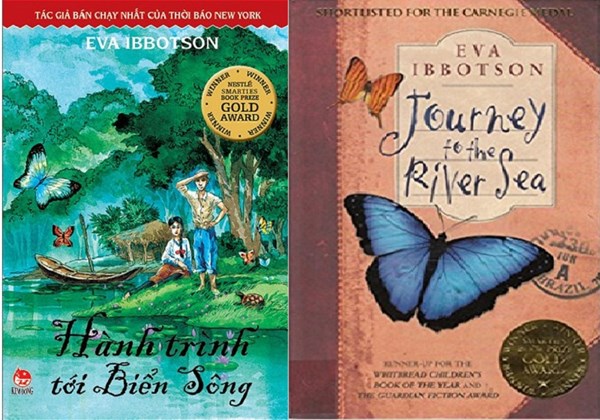 Cuốn sách Hàng trình đến Biển Sông = Journey to the River Sea của nhà văn Eva Ibbotson 